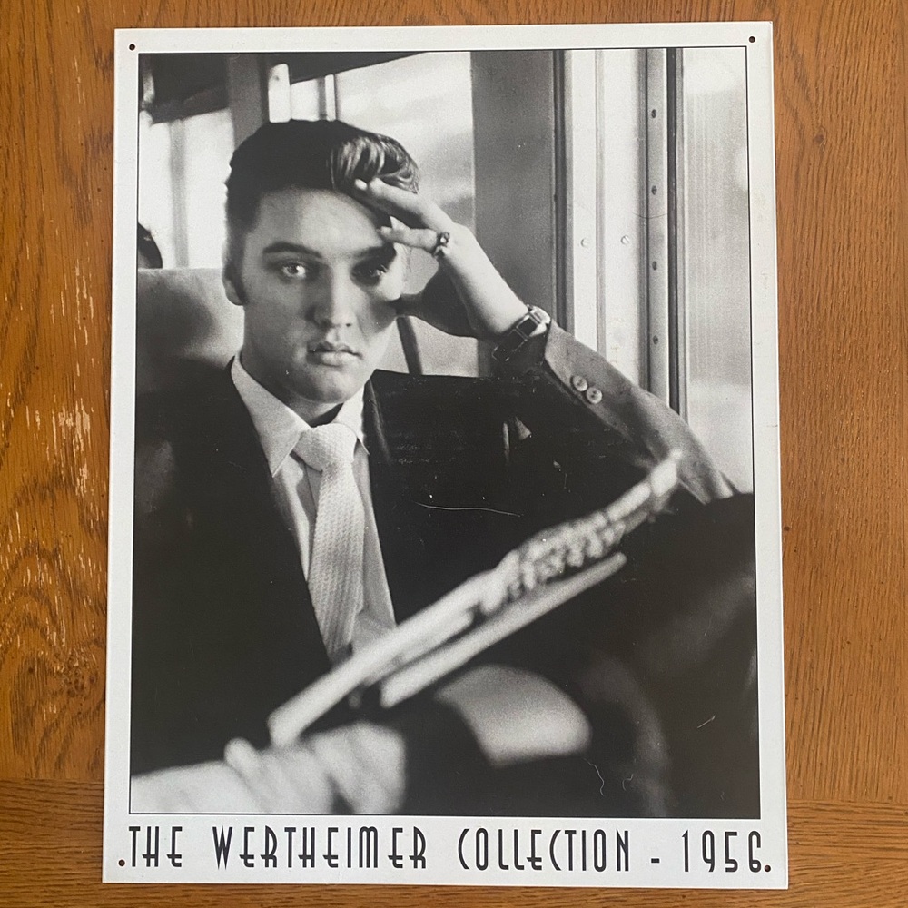 Elvis Presley - metal wall sign